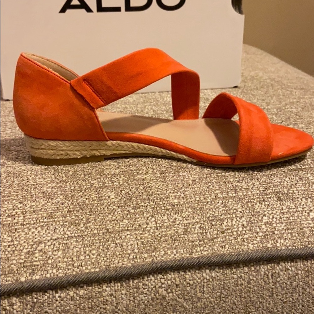 Aldo Moewen Wedge Espadrille Summer Sandals - Picture 3 of 8